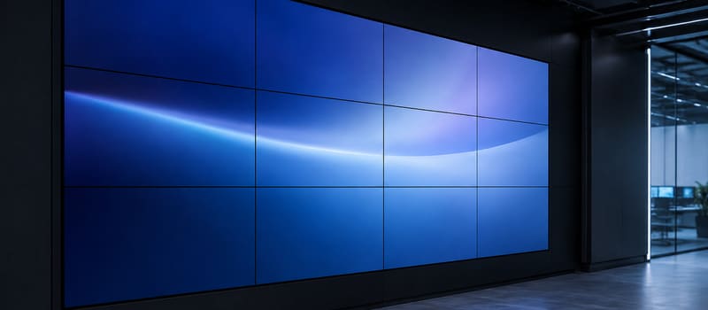 Professional video wall display system