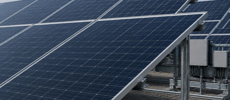 Commercial solar and power infrastructure equipment.